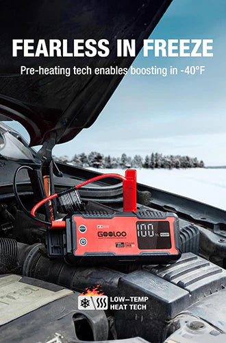 Can the jump starter start the car in extremely cold weather?